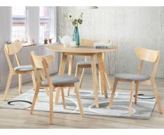 Sparset ODILE: Essgruppe Holz massiv (5-tlg.)