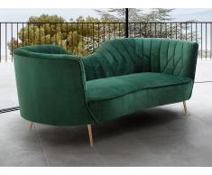 Sofa 3-Sitzer - Samt - Dunkelgrün - ADELE von PASCAL MORABITO