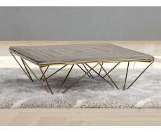 Couchtisch Marmor & Metall MELVINA