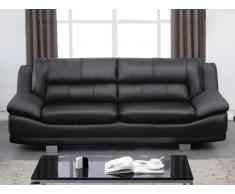 Ledersofa 3-Sitzer Thomas Schwarz