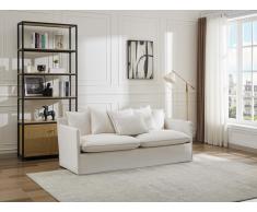 Sofa 3-Sitzer - melierter Stoff - Beige - MASLINO von Maison Céphy