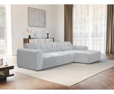 Ecksofa - Ecke rechts - Strukturstoff - Grau - FRISALO von Pascal Morabito