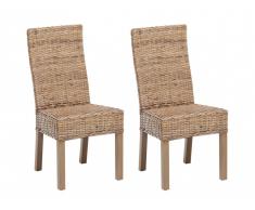 Stuhl 2er-Set Holz HEVEA II