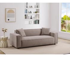 Sofa 3-Sitzer - Cord - Grau - BORORE