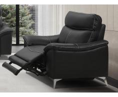 Relaxsessel Fernsehsessel elektrisch METRONOMY - Leder - Schwarz