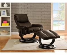 Massagesessel Leder Julio - Braun