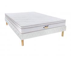 Set Untergestell + Visco-Federkernmatratze 3 Zonen WOLKENTANZ von MORGENGOLD - 140 x 200 cm
