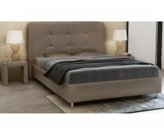 Bett SORIA - 160x200 cm - Taupe