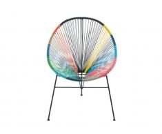 Gartenstuhl Polyrattan ALIOS II - Bunt II