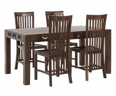 Essgruppe Teak massiv Jakarta II (5-tlg.)