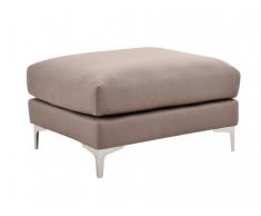 Sitzhocker Stoff FLAKE - Taupe