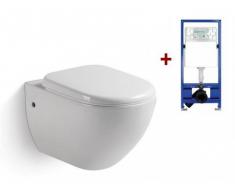 SALE - Wand WC Keramik Lara + Wand WC Element Tobi