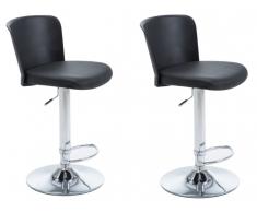 Barhocker 2er-Set KEOLA - Höhenverstellbar