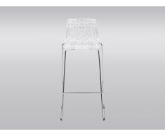 Barhocker 4er-Set Wilton - Polycarbonate - Transparent