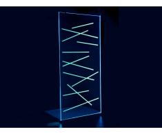 LED-Duschtrennwand Seitenwand italienische Dusche Farbwechsel LOLITA - 90x200cm