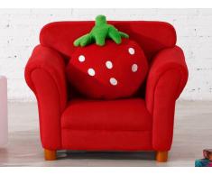Kindersessel Stoff Erdbeere