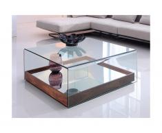 Couchtisch Glas mit Spiegel ADELIA