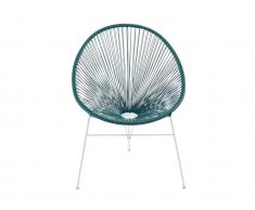 Gartenstuhl Polyrattan ALIOS II - Dunkelgrün