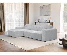 Ecksofa - Ecke links - Strukturstoff - Grau - FRISALO von Pascal Morabito