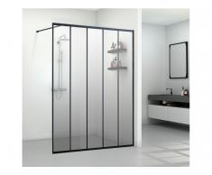 Duschtrennwand Seitenwand italienische Dusche ATALIA - 140x200cm