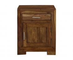 Nachttisch Holz COPELIA - 1 Tür & 1 Schublade