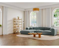 Großes Ecksofa - Ecke links - Feincord Stoff - POGNI von Maison Céphy