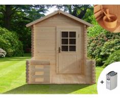 Gartensauna Huvila III mit Harvia-Saunaofen - 2/3 Personen