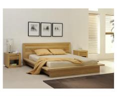 Sparset SYMPHONIE: Bett Holz SYMPHONIE - 160x200 + 2 Nachttische
