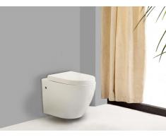 Wand WC - Keramik - Weiß - KENJI