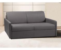 Schlafsofa 3-Sitzer CALIFE - Grau - Liegefläche: 140 cm - Matratzenhöhe: 14cm