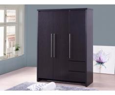 Kleiderschrank Isis - Wenge - 3 türig