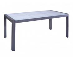 Garten Esstisch Aluminium SAMAXI - Ausziehbar