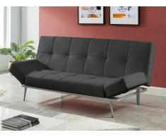 Schlafsofa 3-Sitzer Klappsofa ESPOO II - Schwarz