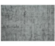 Teppich LOUVAIN - 100% Viskose - 200x290 cm - Silbergrau