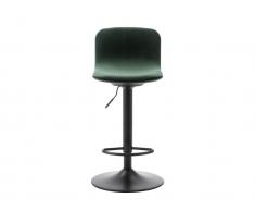 Barhocker 2er-Set Samt RAPHAELO - Dunkelgrün