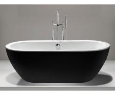 Freistehende Badewanne Neptune - Schwarz - 234 L