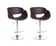 Barhocker 2er-Set JELSA - Höhenverstellbar
