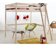 Hochbett Massivholz GEDEON + Lattenrost - 140x190cm