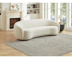 Sofa 3-Sitzer - Bouclé-Stoff - Beige - BOVANA von Pascal Morabito