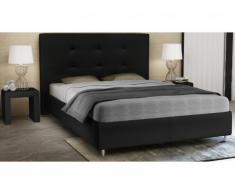Bett SORIA - 160x200 cm - Schwarz