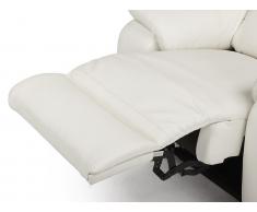 Relaxsessel Incliner Leder elektrisch Arena II - Weiß