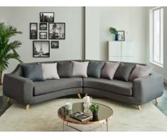 Ecksofa Rundecke Stoff LUPIN