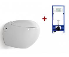 Wand WC Keramik Huro + Wand WC Element Tobi