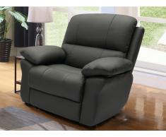 Relaxsessel Fernsehsessel Leder MILAGRO - Anthrazit