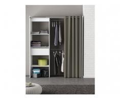 Kleiderschrank Kleiderschranksystem Kylian - Grau & Weiß