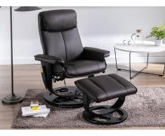 Massagesessel JULIO II - Leder - Braun