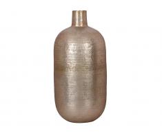 Vase - Aluminium - 26 cm x 53 cm - Kupferfarbe - OPOVO