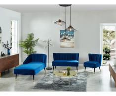 Hängeleuchte Design MORELY - Metall - 3 Leuchten - Schwarz & Roségoldfarben