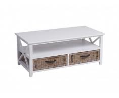 Couchtisch Holz KAMPARA - 4 Schubladen