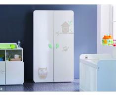 Kinderkleiderschrank Pipou - 2 Türen